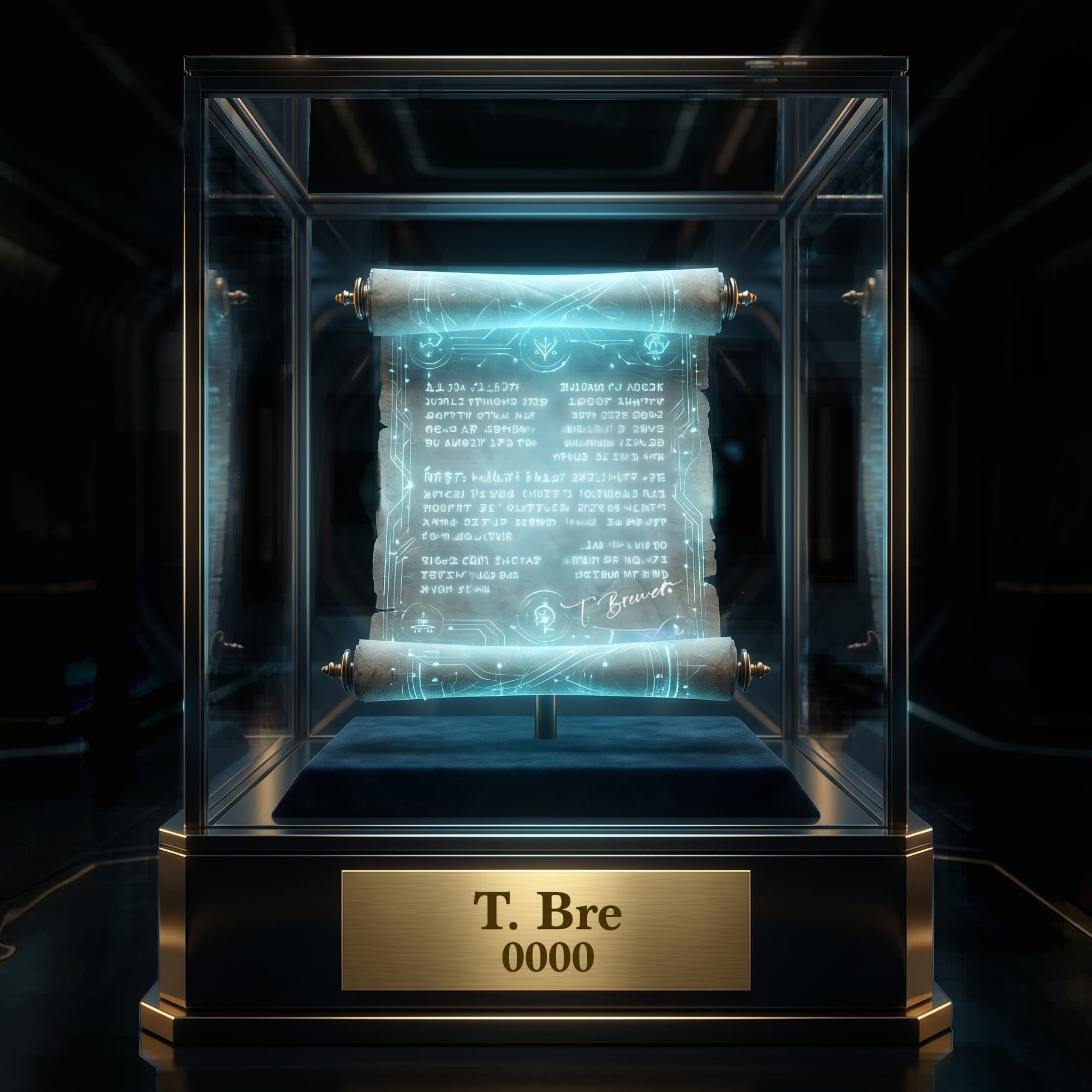 T. Bre Soul Deed artifact display